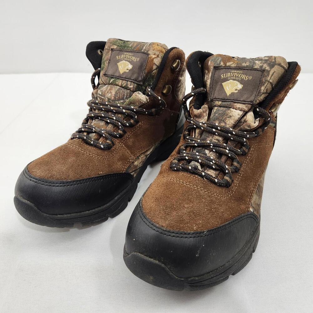 Herman Survivors Men's 8 Boots Waterproof Hunting Camo Suede Rubber